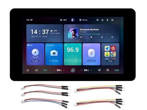 ESP32-S3 7inch Capacitive Touch Display Development Board,ESP32 with 800×480 Resolution 65k RGB 7 inch LCD Screen,5-Point Touch,Supports WiFi & Bluetooth