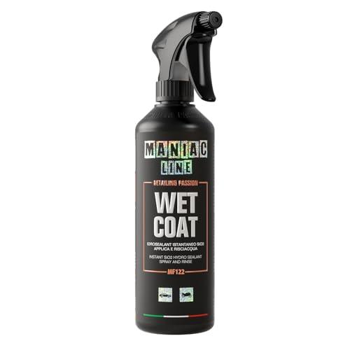 Maniac Line Wet Coat, Sigillante Idrorepellente SiO2 E Spray Protettivo per Carrozzeria e Vetri, 500ml