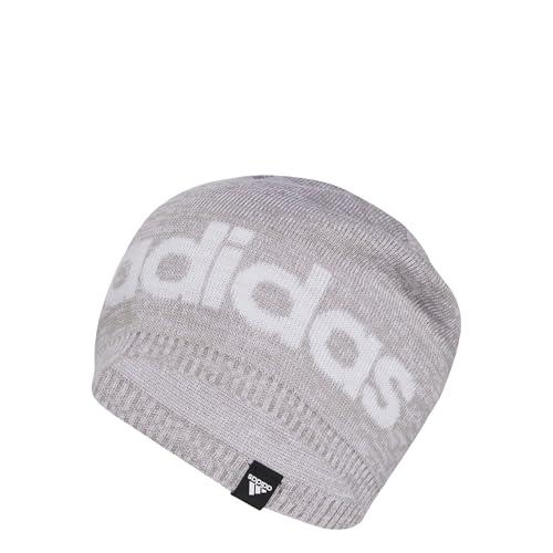 adidas Unisex - Adulto Daily Light Beanie, Medium Grey Heather/White, M