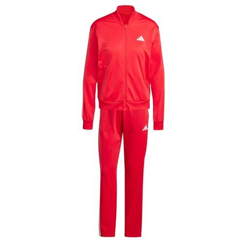 adidas Donna ESSENTIALS 3-STRIPES TRACKSUIT, pure ruby/white, M