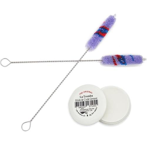 Soundman - 2 spazzole tergicristallo per flauto dolce, pulitore per flauto