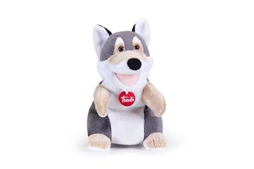 Marionetta Lupo Trudi | marionette peluche per spettacolo teatrale, regalo compleanno | 16x25x16cm taglia S | Marionette Puppets | modello 29230