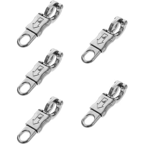 Housoutil Moschettone Antipanico, 5Pz Antipanico in Lega Di Zinco per Equestre, Moschettone in Lega Di Zinco per Equestre, Moschettone Rapido in Lega Di Zinco per Arrampicata Equestre