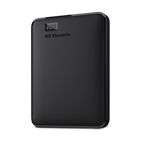WD 4TB Elements Hard Disk Esterno Portatile, USB 3.2 Gen 1 SuperSpeed/USB 3.0, Espandibilità plug-and-play, Formatto per Windows, Nero