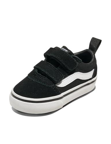 Vans Ward V, Scarpe da ginnastica, Unisex - Bambini e ragazzi, (Suede/Canvas) Black/White, 33 EU