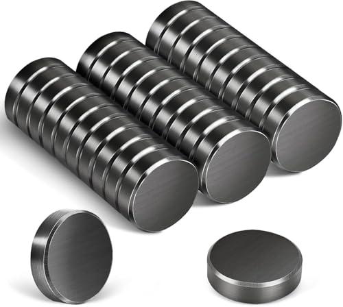 Calamite Potenti, 18 x 5mm Magneti Frigorifero, per Lavagna Magnetica, Nero Piccole per Ufficio Scuola Cucina Casa