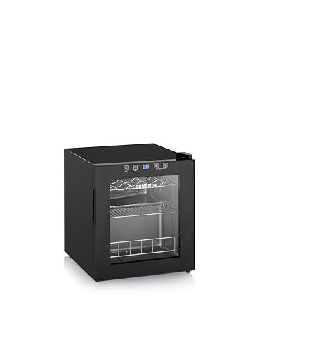 SEVERIN Cantinetta Vino, 46 Litri, 15 Bottiglie, Silenziosa (43 dB), Porta in Vetro, Display Touch, Temp. 4-18°C, 2 Ripiani Cromati, Cavo Lungo 160cm, 51,5 x 43,0 x 48,0 cm, Nero - WKS 8907