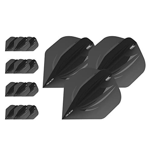 Target Darts 5 x Sets of ID PRO. Ultra Nero No.2 Voli A Dardo - 15 in totalee