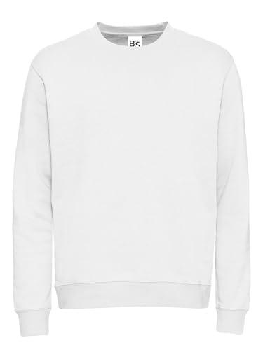 CHEMAGLIETTE! Felpa Uomo Girocollo - Maglia Tuta Felpata Cotone, Felpe da Lavoro Maglie Senza Cappuccio Tinta Unita Stampabili, Polsini in Costina Basic Crew Neck