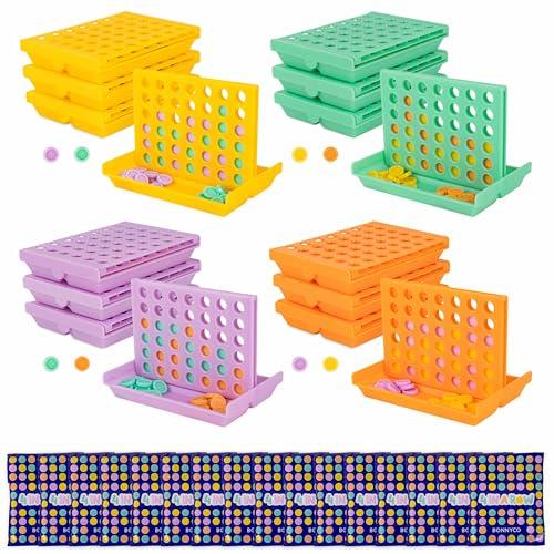 BONNYCO 4 in Linea Set 16 Gadget Compleanno Bambini 3-12 Anni con Sacchetti Sorpresa per Invitati Fine Festa. Regalini per Alunni, Mini Giochi da Viaggio e Pignatte, Giochi da Tavolo