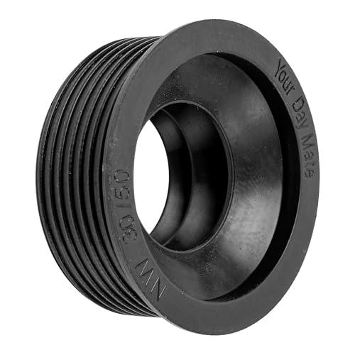 Manicotto Sifone in Gomma, 1 pz, DN 30/50, Per Tubo di Scarico DN50 HT con Ø Interno 50 mm e Tubo Sifone Esterno da 1 1/4