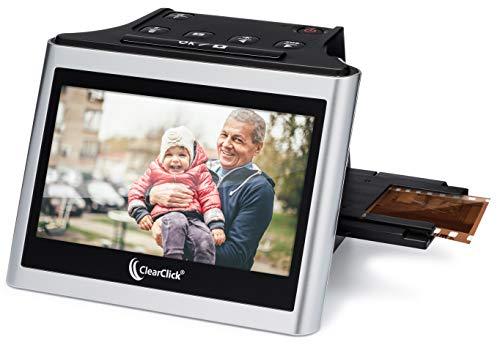 ClearClick Virtuoso 2.0 (seconda generazione) - Scanner per film e diapositive da 22 MP, con schermo LCD da 5 pollici, converte 35 mm, 110, 126 diapositive e negativi in foto digitali