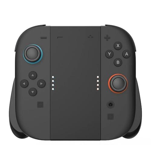 Charging Grip for Nintendo Switch 2, for Joy-Con 2 Grip Controller for Joy Con Handle holder with battery USB C Charging Cable, Switch 2 Accessories, Indicator Lights, Ergonomic Portable Travel