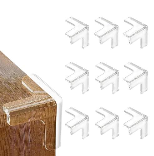 HoneyHolly 9 Pezzi Paraspigoli per Bambini Angolari in Gomma, per Sicurezza Bambini Casa Con Supercolla Aggiornata, per Tavolo Mobili