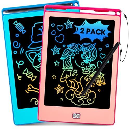 Kinayue Tavoletta Grafica Bambini LCD 8,5 pollici, Lavagnetta Cancellabile Riutilizzabile, Giocattolo da Viaggio, Regalo di Natale per il Compleanno Lavagna per Bambini da 3 a 10 anni