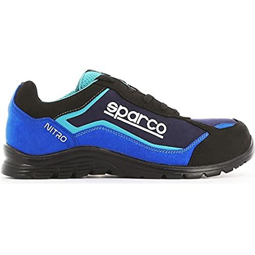 Sparco - Nitro Petter ESD S3L SR FO - Scarpe Antinfortunistiche Unisex Running - Calzature da Lavoro Idrorepellenti - Puntale Composito - Suola Antiscivolo - Traspiranti - EU 45