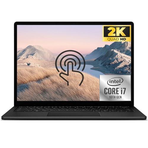 Microsoft Surface Laptop 3 Computer Touchscreen, 2K(2256x1504) Display, Intel Core i7-1065G7, 16GB RAM, 256GB SSD, Mini DisplayPort, Windows 11 Pro (rinnovato)