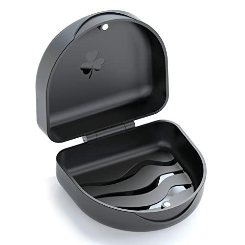 ARGOMAX Presa per parentesi graffe, scatola Dento Box per binari (anche per guida di montaggio), 1 scatola KFO (nero).