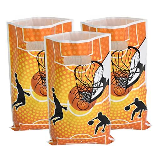 30 Pezzi Sacchetti per Feste di Compleanno, Sacchetti Regalo Tema Pallacanestro, Sacchetto per Caramella, Sacchettini Regalo Piccoli per Dolci Snack Biscotti Matrimonio Pasqua Natale
