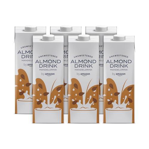 by Amazon Non Zuccherata Bevanda Alla Mandorla, 6 x 1L