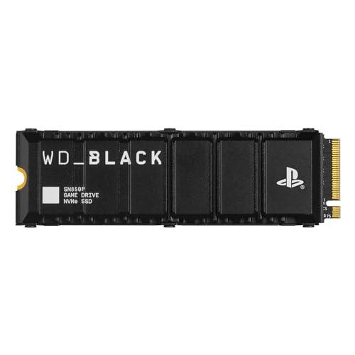 WD_BLACK SN850P 1TB M.2 PCIe NVMe SSD, Ufficialmente Concessa In Licenza per Playstation 5 Consoles, fino a 7300 MB/s