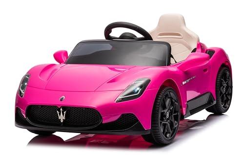 Macchina Elettrica per Bambini Maserati Cielo MC20 12v Full Optional - Auto Elettrica per Bambini con Porte Apribili e Telecomando Rosa