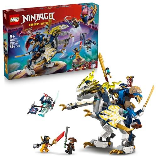 LEGO NINJAGO Mech Cavalca-Drago di Rogue - Set con Drago Giocattolo e Mech - 4 Minifigure tra cui Lloyd e Arin e Spada Rivelatrice - Regalo per Bambini da 8 Anni Fan di La Rivolta dei Draghi - 71843