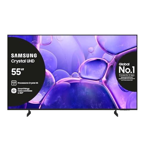 Samsung Smart TV 55'' UE55U8090FUXZT Crystal UHD 4K, Crystal 4K Processor, HDR, Smart Experience, OTS Lite & Adaptive Sound, Metal Stream Design, 2025