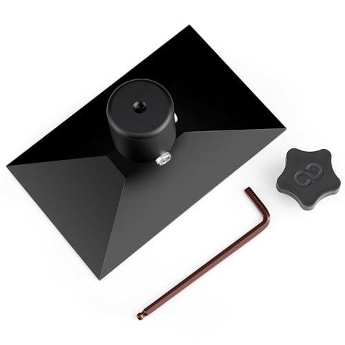 ELEGOO Piastra di costruzione per stampante 3D LCD Mars 4 MAX, piattaforma di costruzione sostitutiva con superficie incisa al laser e viti a testa esagonale antiscivolo, 204 * 129 mm