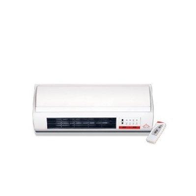 DCG Eltronic TCM 55 - Riscaldatore a ventola, a parete, bianco, 2000 W, 1000 W