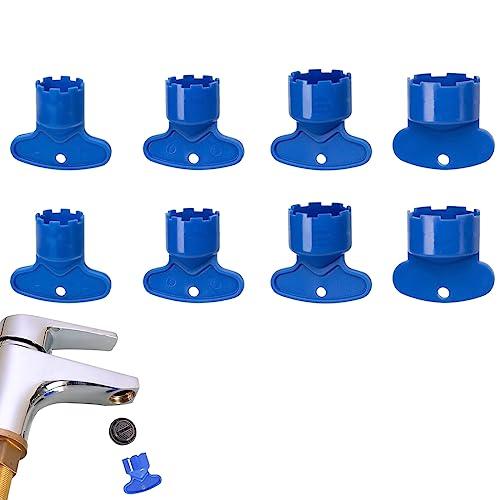 LYITZW Confezione da 8 Chiave Rompigetto per Rubinetti Chiave Aeratore chiave di montaggio per M16,5/M18,5/M22/M24 Chiave Rubinetto per Rubinetti per Filtro Incasso Aeratore a Scomparsa