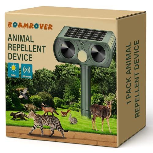 1 Pz Dissuasore per Gatti, Ultrasuoni Piccioni, Dissuasori per Gatti da Esterno, può Respingere Efficacemente, Uccelli, Volpi, Procioni, Conigli e Roditori