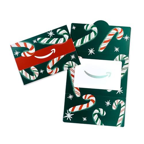 Amazon Physical Gift Card in a Mini Envelope - Candy Canes