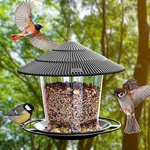SANOTO Mangiatoia Uccellini da Esterno, Mangiatoia per Uccelli Mangiatoia per Uccelli Selvatici da Appendere al Balcone Resistente Alle Intemperie