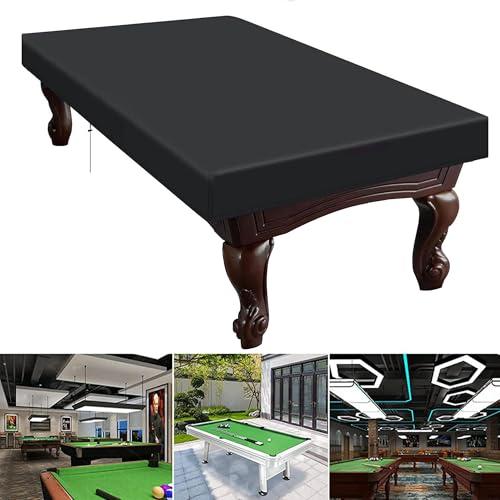 MZSX Copertura per tavolo da biliardo da 2,1 m, impermeabile, antistrappo, per tavolo da biliardo, in tessuto Oxford, antipolvere, protezione solare e pioggia, protezione per interni ed esterni, patio