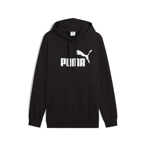 PUMA Ess No. 1 Logo Hoodie FL, Felpe con Cappuccio Uomo, PUMA Black,
