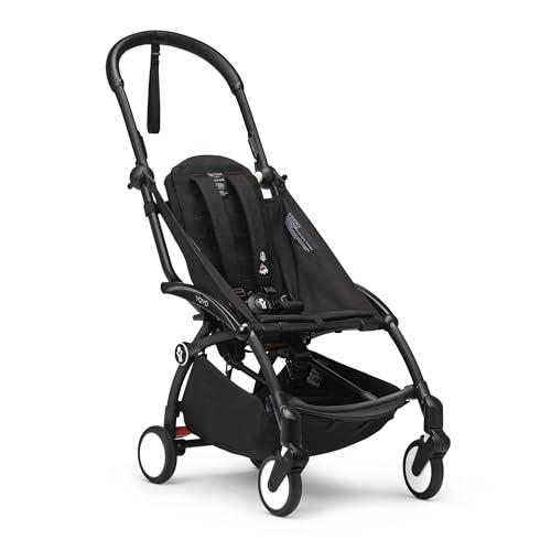 Stokke YOYO3 Frame, Nero - Tessile non incluso. Include allacciatura a 5 punti, schienale reclinabile, estensioni della capottina, tracolla imbottita e borsa protettiva per il trasporto