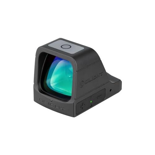 OLIGHT Osight 3 MOA Mirino Reflex a punto Durevole ricaricabile, Cannocchiale Tattico Senza Paraxle, per la Difesa Personale e l'allenamento (Verde Dot, Nero)