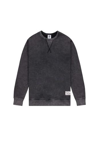 Franklin & Marshall Felpa Girocollo Nero Slavato