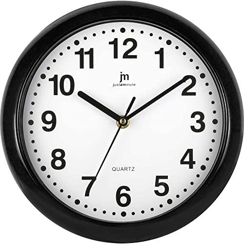 Lowell Justaminute 00710 Quartz wall clock Cerchio Nero