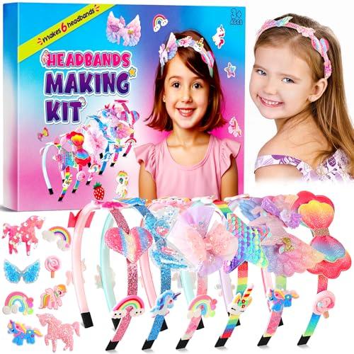 Pourbibi Kit Fai Da Te Unicorno per Ragazze Età 3+, Regalo per Bambina 3 4 5 6 7 8 9 10 Anni,Kit di Artigianato Creativo per Bambini,Giocattoli Età 3-10 Anni, Regali di Compleanno