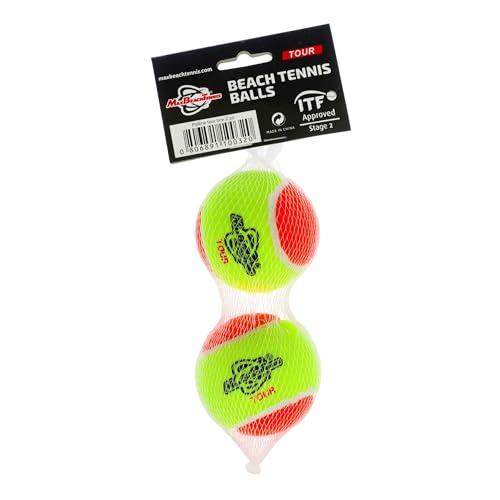 MBT TOUR, 2 Palline da Beach Tennis TOUR – STAGE 2 - ITF APPROVED - OMOLOGATA CIRCUITO FITP (1 Paio)