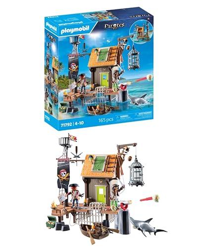 PLAYMOBIL | Pirati | Approdo dei pirati | Personaggi pirati | Giocattoli dei pirati | Giocattoli per bambini dai 4 anni in su | 71792