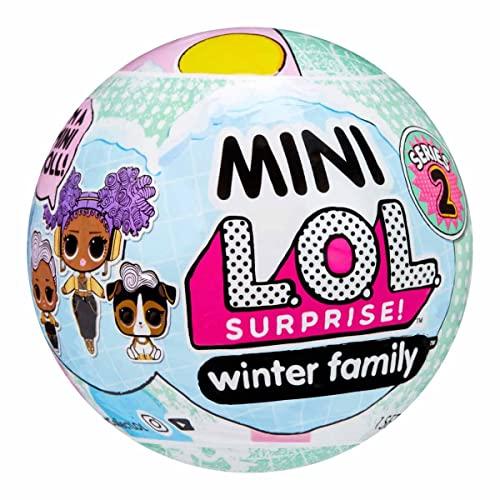 LOL Surprise OMG Mini Family Collection -ASORTIMENTO CASUALE - Bambola alla moda in miniatura con Lil Sis, animale domestico e moda - Playset riutilizzabile - Età: 4+ anni
