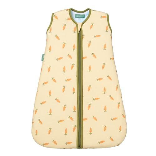 molis&co - Sacco Nanna - Sacco nanna invernale per Neonati e Bambini - Sacchi Nanna 2.5 tog - 100% Cotone (Oeko-TEX 100) - Carrots (0 a 6 mesi)