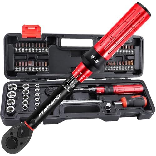ATsafepro 61 Pcs Set Chiave Dinamometrica 1/4