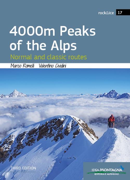 4000 m peaks of the Alps. Normal and classic routes
