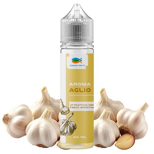 ENERGY BAITS | Aroma Aglio per Pesca Sportiva | Attrattivo Liquido da Applicare su Pasture, Esche Artificiali e Boiles (utilizzo a Freddo - No Cottura) - Adatto per la Pesca di Lago e di Mare (60ml)