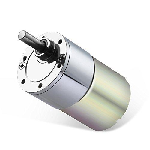 Greartisan DC 12 V 60 RPM Motoriduttore ad alta coppia elettrica micro velocità Riduzione motoriduttore albero di uscita eccentrico 37 millimetri di diametro Cambio