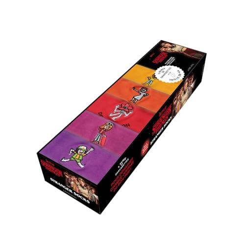 Stranger Socks Stranger Things: Coffret avec 1 livret et 5 paires de chaussettes